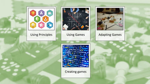 The four ways to use games in learning:  From adapting principles to going bespoke
